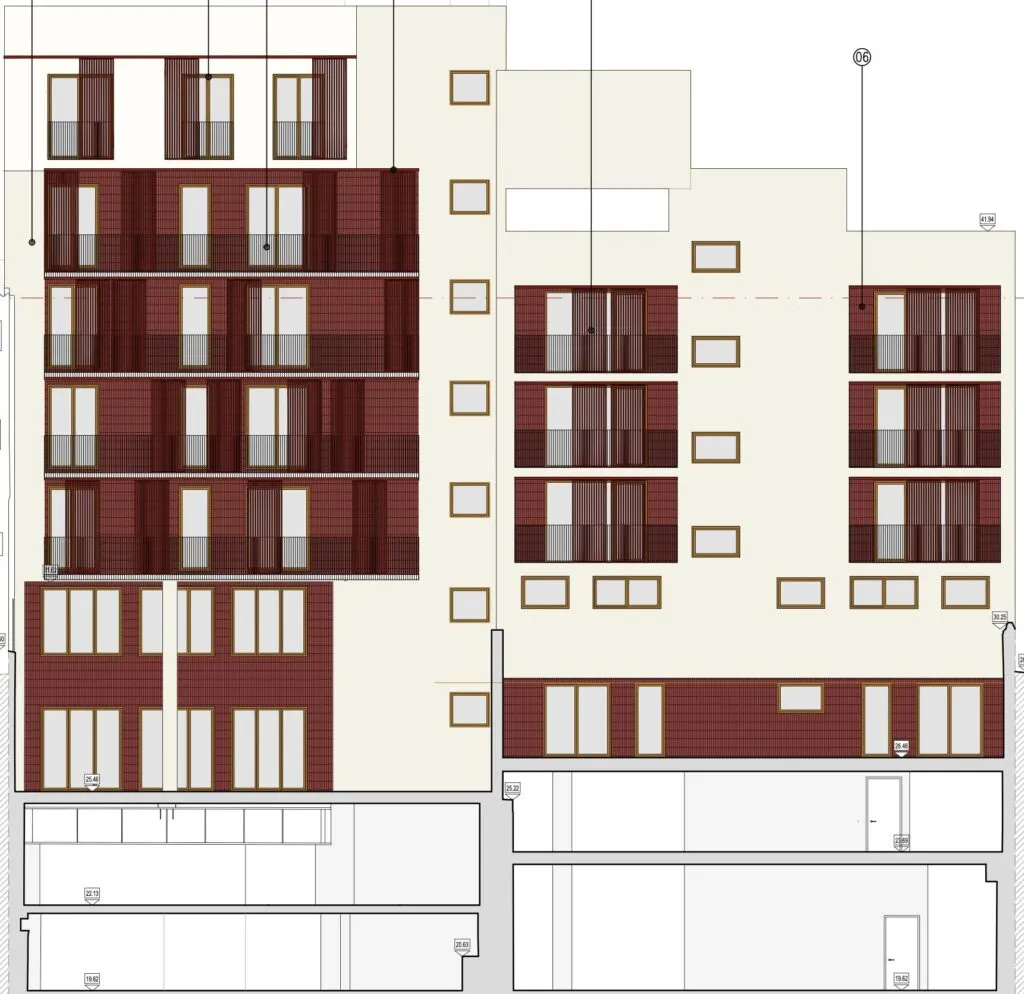 Edificio para cambio de uso a 18 viviendas en Montjuïc